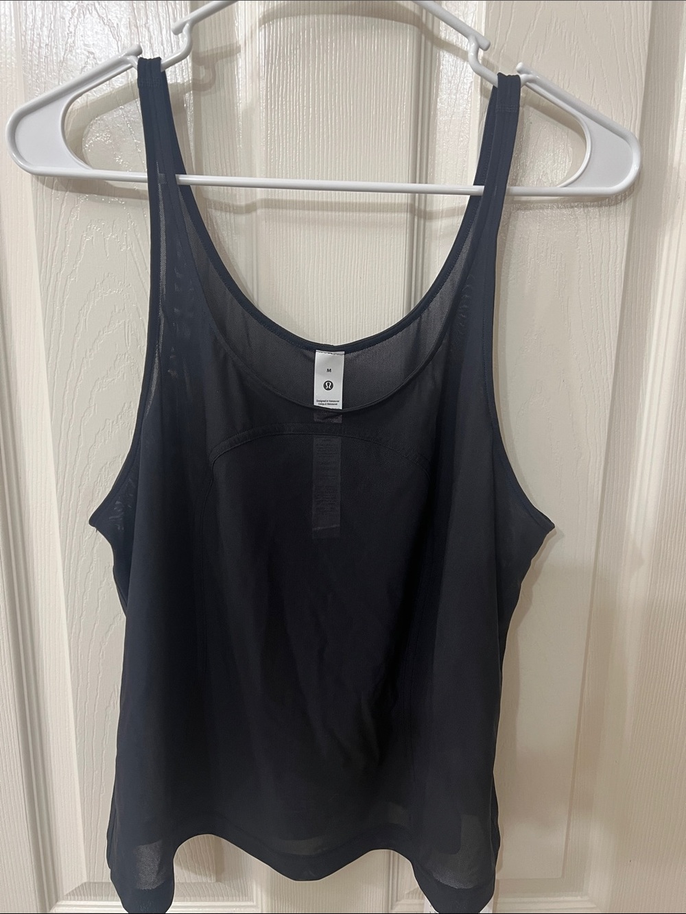 Stretch Mesh Relaxed-Fit Tank